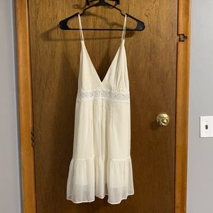 Abercrombie and Fitch cream mini dress new with tags